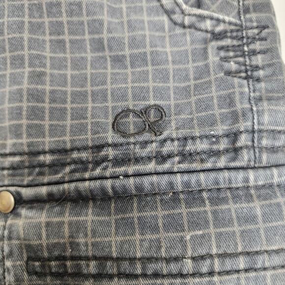 OP Ocean Pacific Y2K Black Red Gray Checkered Cargo Skater Wear Shorts Men's 32 - Picture 7 of 8